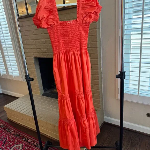 orange prom dresses Sparkly Mermaid V Neck Orange Sequins Long Prom Dresses VK23012901   Vickidress